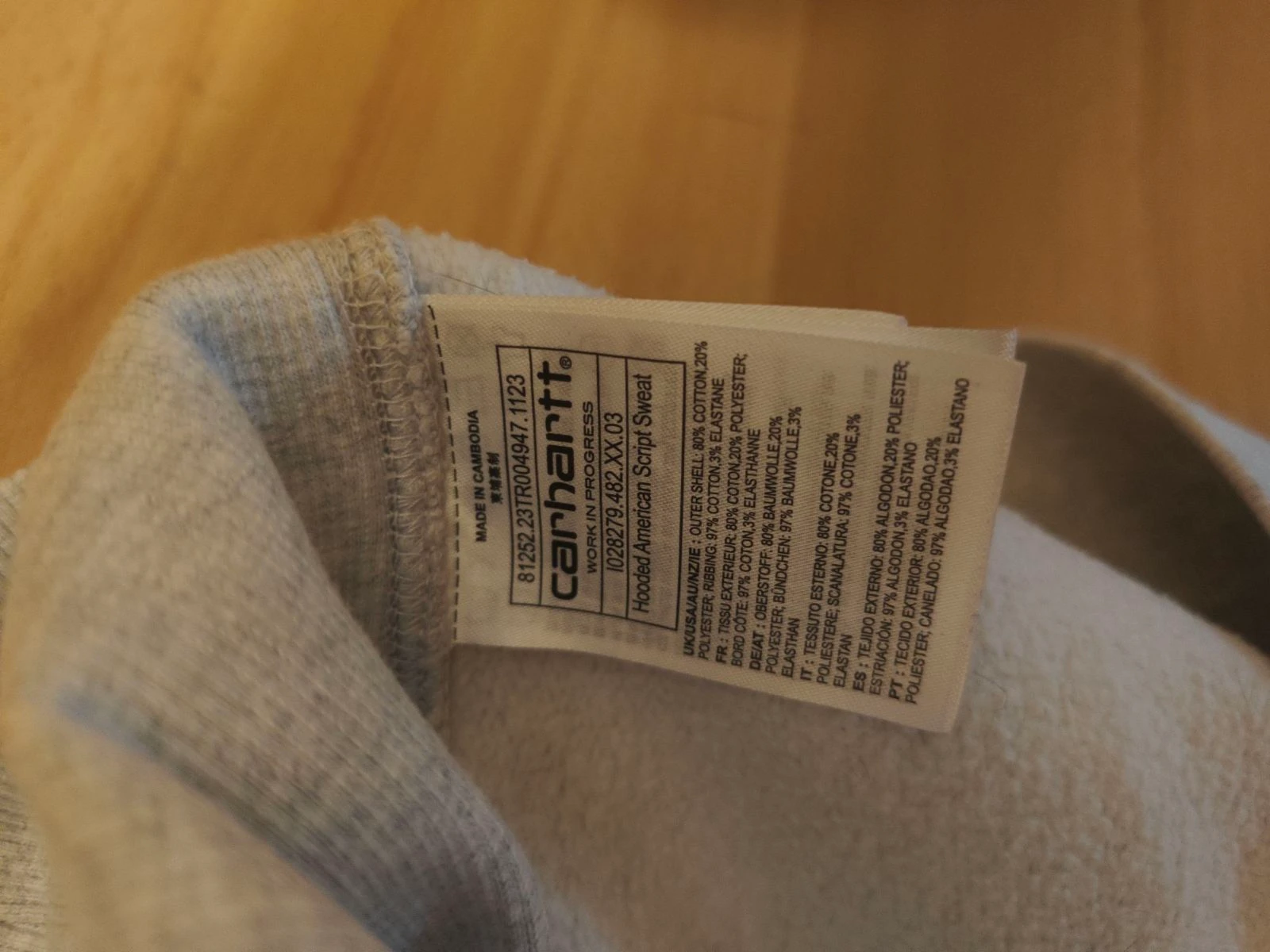 Moletom com capuz Carhartt American Script – photo 4